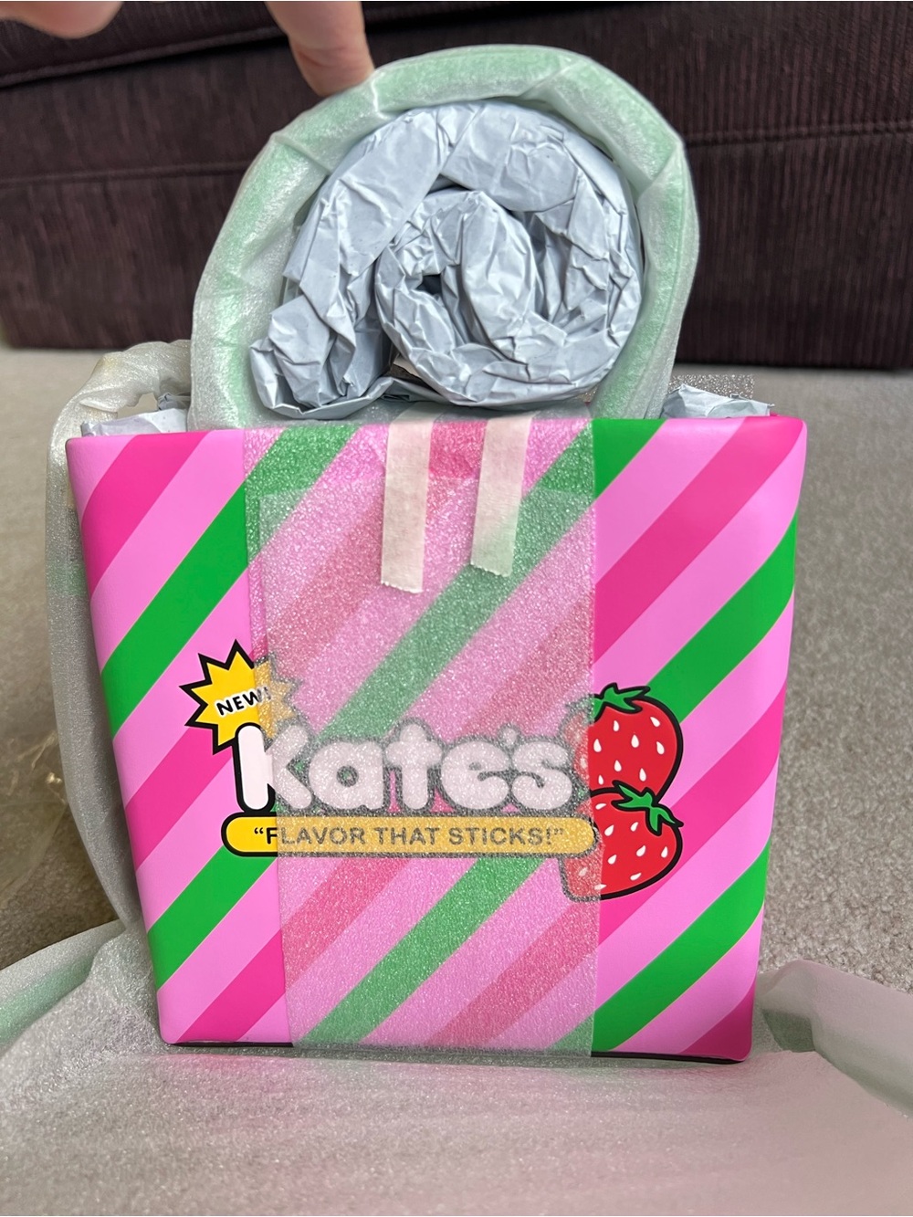 NWT Kate spade treat yourself gum candy mini tote bag purse crossbody